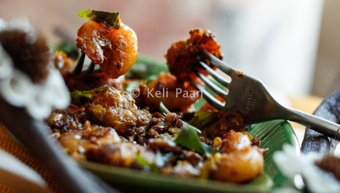 Prawn Pepper Fry - Kerala style